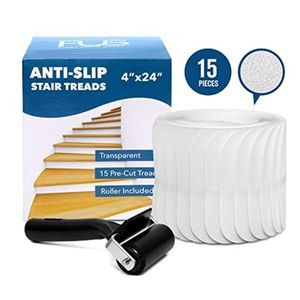 Stair Treads Non-Slip Strips for Indoors Clear NIB Sealed